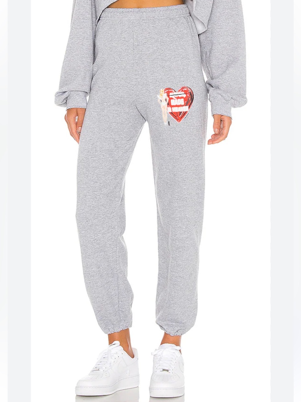 Boys Lie Match Made in Heaven Sweatpants in Gray Sz M Lounge Casual